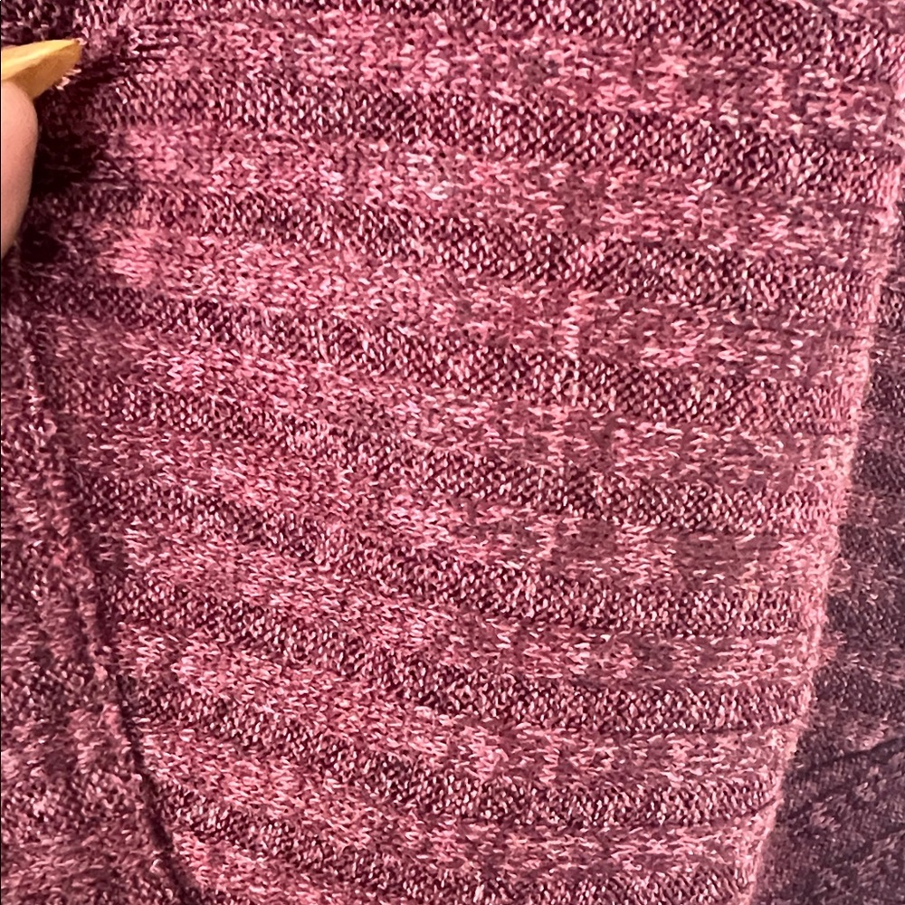 Laura Burgundy Open-Front Cardigan - Picture 4 of 5